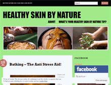 Tablet Screenshot of healthyskinbynature.wordpress.com