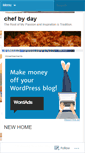 Mobile Screenshot of chefbyday.wordpress.com
