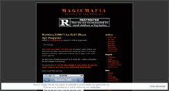 Desktop Screenshot of magicmafia.wordpress.com