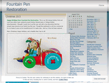 Tablet Screenshot of munsonpens.wordpress.com