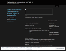 Tablet Screenshot of oxfamindonesiaisjoke.wordpress.com