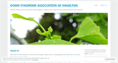 Desktop Screenshot of dsahamilton.wordpress.com