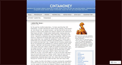 Desktop Screenshot of cintamoney.wordpress.com