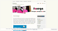 Desktop Screenshot of fonegaa.wordpress.com