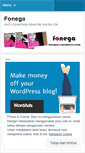 Mobile Screenshot of fonegaa.wordpress.com