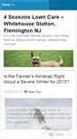 Mobile Screenshot of 4seasonslawncare.wordpress.com