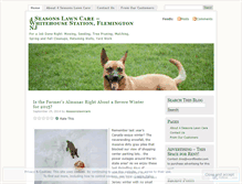 Tablet Screenshot of 4seasonslawncare.wordpress.com
