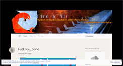 Desktop Screenshot of fireandair.wordpress.com