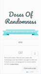 Mobile Screenshot of dosesofrandomness.wordpress.com