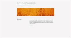 Desktop Screenshot of amberworks.wordpress.com