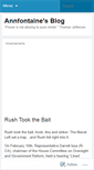 Mobile Screenshot of annfontaine.wordpress.com
