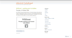 Desktop Screenshot of adhesivelyunchallenged.wordpress.com