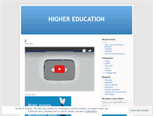 Tablet Screenshot of higheredumication.wordpress.com