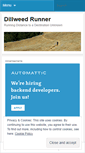 Mobile Screenshot of dillweedrunner.wordpress.com