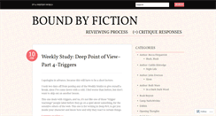 Desktop Screenshot of boundbyfiction.wordpress.com