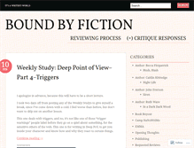 Tablet Screenshot of boundbyfiction.wordpress.com