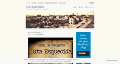 Desktop Screenshot of lutaesquecida.wordpress.com
