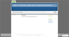 Desktop Screenshot of hurriyetimarsivimiz.wordpress.com