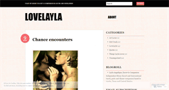 Desktop Screenshot of laylaangelique.wordpress.com