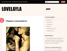 Tablet Screenshot of laylaangelique.wordpress.com