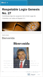 Mobile Screenshot of genesis27.wordpress.com