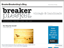 Tablet Screenshot of breakerbreakerblog.wordpress.com