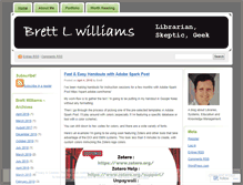 Tablet Screenshot of brettlwilliams.wordpress.com