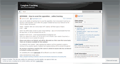 Desktop Screenshot of langtoncoaching.wordpress.com