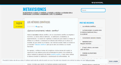 Desktop Screenshot of metavisiones.wordpress.com