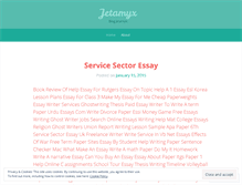Tablet Screenshot of jetamyx.wordpress.com