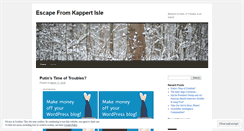 Desktop Screenshot of escapekappertisle.wordpress.com