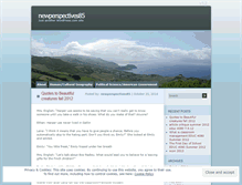 Tablet Screenshot of newperspectives85.wordpress.com