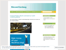 Tablet Screenshot of nieuwsvandaag.wordpress.com