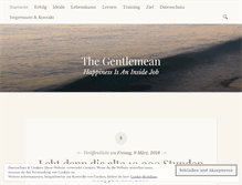 Tablet Screenshot of gentlemean.wordpress.com