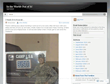 Tablet Screenshot of intheworldnotofit.wordpress.com