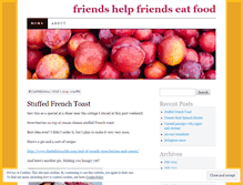 Tablet Screenshot of friendshelpfriendseatfood.wordpress.com