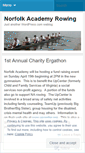 Mobile Screenshot of norfolkacademyrowing.wordpress.com