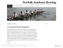 Tablet Screenshot of norfolkacademyrowing.wordpress.com