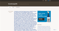 Desktop Screenshot of brandonjaylife.wordpress.com