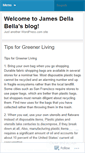 Mobile Screenshot of jamesdellabella.wordpress.com