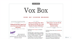 Desktop Screenshot of cvoxgroup.wordpress.com