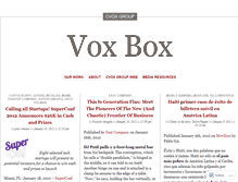 Tablet Screenshot of cvoxgroup.wordpress.com
