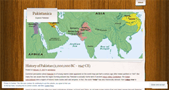 Desktop Screenshot of pakistanica.wordpress.com