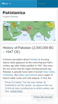 Mobile Screenshot of pakistanica.wordpress.com