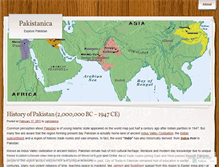 Tablet Screenshot of pakistanica.wordpress.com