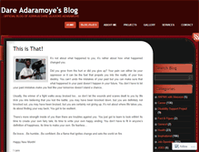 Tablet Screenshot of dareadaramoye.wordpress.com