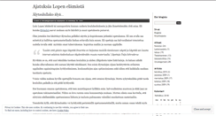Desktop Screenshot of loppilainen.wordpress.com