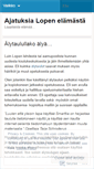 Mobile Screenshot of loppilainen.wordpress.com