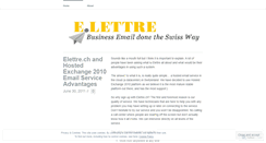 Desktop Screenshot of elettre.wordpress.com