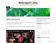 Tablet Screenshot of beatlesguy51.wordpress.com